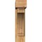 Ekena Millwork Imperial Block Rough Sawn Bracket w/ Offset Brace, Western Red Cedar, 6"W x 20"D x 24"H BKT0604X20X24IMP05RWR - alternate 3